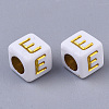 Plating Acrylic Beads SACR-S297-09E-2