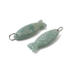 Natural Amazonite Carved Pendants G-G314-01P-06-2