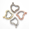 Alloy Magnetic Locket Pendants PALLOY-T052-13-1