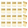 20Pcs Rack Plating Brass Glue-on Flat Pad Bails KK-AR0004-08-1