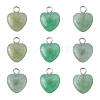 24Pcs Natural Green Aventurine Charms G-BC0001-21B-1