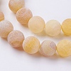 Natural Weathered Agate Beads Strands X-G-G589-8mm-02-3