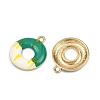 Alloy Enamel Pendants ENAM-H002-03B-01-2