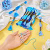 21 Bundles 21 Colors Polyester Embroidery Floss OCOR-TA0002-86-7