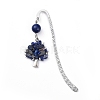 Tibetan Style Alloy Bookmarks AJEW-JK00158-02-1