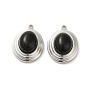 Natural Black Onyx(Dyed & Heated) Pendants STAS-L025-006P-03-1