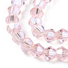 Transparent Electroplate Glass Beads Strands EGLA-A039-T2mm-A26-3