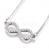 304 Stainless Steel Pendant Necklaces NJEW-E141-39-3
