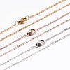 304 Stainless Steel Cable Chain Necklaces NJEW-E026-04-A-1