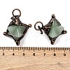 Natural Green Aventurine Merkaba Star Pendants G-C144-01R-05-3