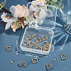 Beebeecraft 20Pcs 304 Stainless Steel Ring Stud Earring Findings STAS-BBC0001-76G-6