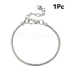 1Pc Brass European Style Bracelets For Jewelry Making MAK-YW0001-19-1
