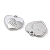 Rack Plating Alloy Enamel Pendants PALLOY-F311-10P-2