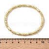 Barrel Brass Hinged Bangles for Women BJEW-H639-05A-G-4