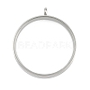 304 Stainless Stee Locket Pendants STAS-S132-16P-07-1