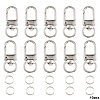 10Pcs Alloy Swivel Clasps PURS-YW0001-02PS-1