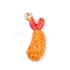 Fried Shrimp Alloy Enamel Pendants LS-ENAM-P264-01E-G-2