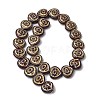 Painted Glass Beads Strands GLAA-Z021-14-2