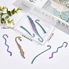 SUNNYCLUE 10Pcs 5 Style Alloy Bookmark Findings FIND-SC0003-50-7
