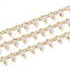 Handmade Glass Beaded Chains CHC-K008-B09-3