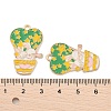 Animal Forest Theme Zinc Alloy Enamel Pendants FIND-Z065-01G-3