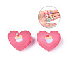 Transparent Printed Acrylic Beads MACR-S373-124-H08-1