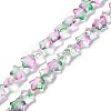 Transparent Glass Beads Strand X1-GLAA-F112-04D-1