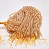 Imitate Austrian Crystal Electroplate Glass Round Bead Strands GLAA-F030-10mm-A01-3
