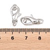 Brass Lobster Claw Clasps KK-H287-08B-P-3