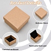 12Pcs 2 Colors Cardboard Paper Jewelry Set Boxes CBOX-FS0001-01-2