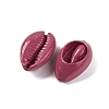 Baking Paint Cowrie Shell Beads SSHEL-M023-01J-2