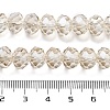Handmade Imitate Austrian Crystal Faceted Rondelle Glass Beads X-G02YI0P3-3