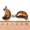 Natural Tiger Eye Pendants G-F820-02L-08-2