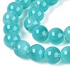 Transparent Glass Imitation Cat Eye Beads Strands GLAA-Q110-01C-07-3