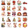 50Pcs Christmas Theme Cartoon Paper Stickers DIY-P085-08-6