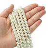 Eco-Friendly  Dyed Glass Pearl Round Beads Strands HY-A002-8mm-RB011-4