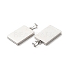 Non-Tarnish 304 Stainless Steel Pendants STAS-R120-03P-2