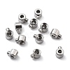 304 Stainless Steel Crimp Beads X-STAS-L216-51P-1