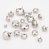 200Pcs 5 Style Brass Four-Claw Rivets KK-GF0001-07P-4