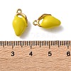304 Stainless Steel Enamel Pendants STAS-B100-06G-06-3