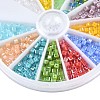 600Pcs 12 Colors Faceted Glass Beads Strands GLAA-Q026-06-2