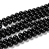 Natural Eyeless Obsidian Beads Strands G-K123-06-12mm-1