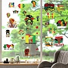 8 Sheets 8 Styles Juneteenth PVC Waterproof Wall Stickers DIY-WH0345-133-5