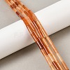 Natural Red Aventurine Beads Strands G-F631-D12-03-7