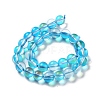 Synthetic Moonstone Beads Strands G-P528-J01-15-2