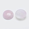 Natural Rose Quartz Cabochons G-G760-B02-16-2
