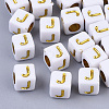 Plating Acrylic Beads SACR-S297-09J-1