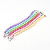 Plastic Beads Chain Belts AJEW-F034-01P-1