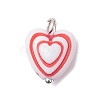 Opaque Acrylic Pendants PALLOY-JF04352-01-3