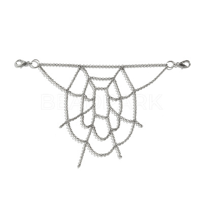 Gothic Style Alloy Spider Web Pants Chains for Women Men FS-WGF5DC8-01-1